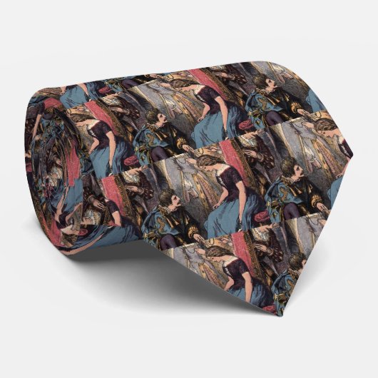 ガラススリッパに合っているヴィンテージシンデレラ ネクタイ (ロール)