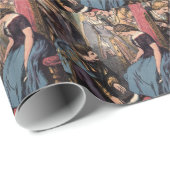 ガラススリッパに合っているヴィンテージシンデレラ ラッピングペーパー (ロールコーナー)