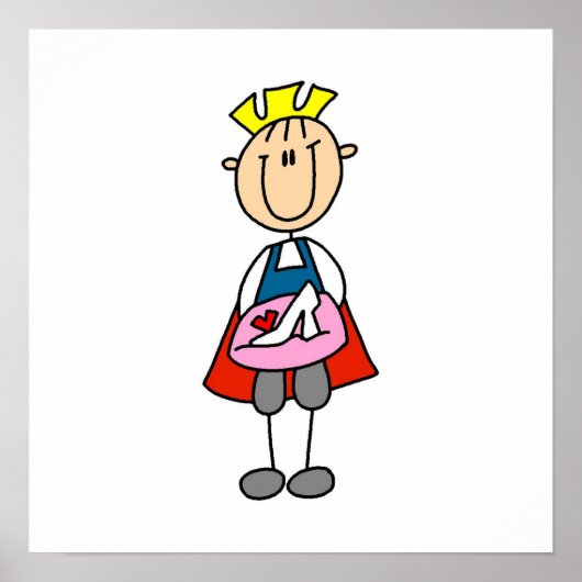 ガラススリッパ付きプリンス ポスター (正面)