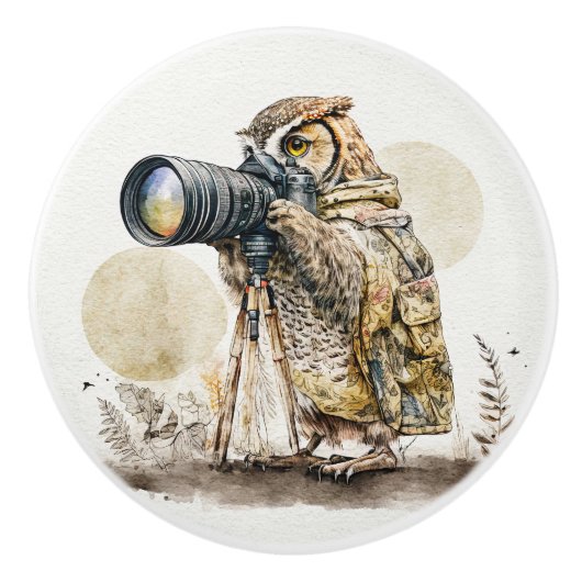 ガラスセラミックのノブを通して セラミックノブ (正面)