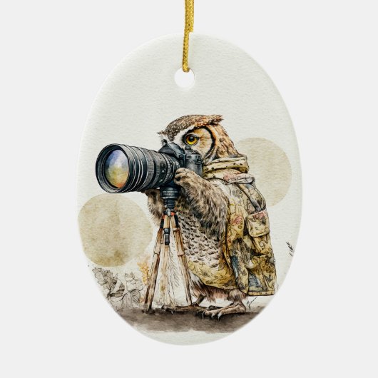 ガラスセラミックオーナメントを通して セラミックオーナメント (正面)