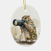 ガラスセラミックオーナメントを通して セラミックオーナメント (裏面)