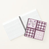 ガラスタイル3Dベージュ色 ノートブック (内部)