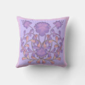 ガラスタイル3D液体紫の花gzhel クッション (裏面)