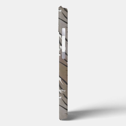 ガラスタイル3D液状タイガーゼブラ皮レザー Case-Mate iPhoneケース (裏面 / 左)