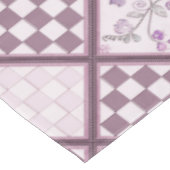 ガラスタイル3D紫色 テーブルクロス (アングル)