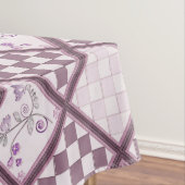 ガラスタイル3D紫色 テーブルクロス (インサイチュ)