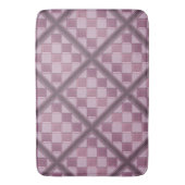 ガラスタイル3D紫色 バスマット (正面縦)