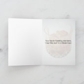 ガラスタンブラーはスコットランドおよび角氷で満ちました カード (内部)