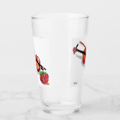 ガラスタンブラーバラ タンブラーグラス (左)