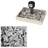 ガラスダイヤモンド4" x 5"ゴムスタンプ ラバースタンプ (押印)