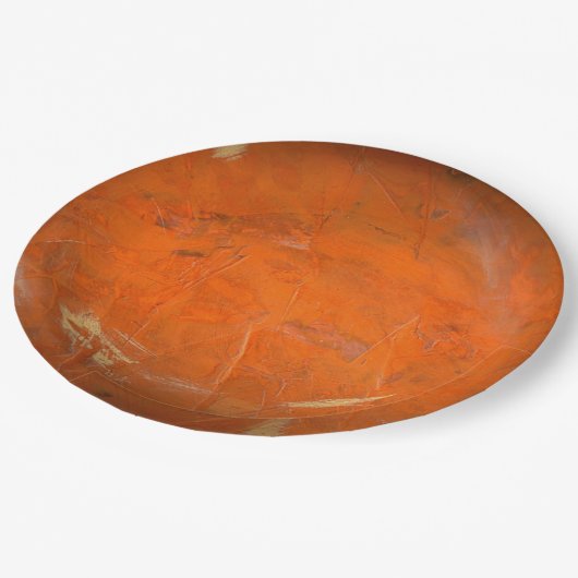 ガラステラコッタ仕フェイク上げ ペーパープレート (アングル)