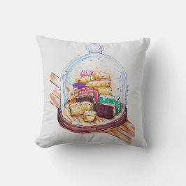 ガラスドーム下のデザート クッション