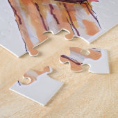 ガラスドーム下のデザート ジグソーパズル (側面)