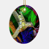 ガラスハチドリ セラミックオーナメント (右)