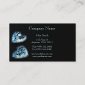 ガラスハート名刺 名刺 (正面)