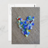 ガラスハート1 ポストカード (正面/裏面)