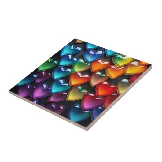 ガラスハート タイル (側面)