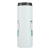 ガラスハーフフルおもしろいミーム タンブラー (裏面)