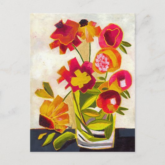 ガラスハーフフル ポストカード (正面)