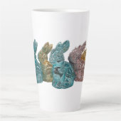 ガラスバニー カフェラテマグ (正面)