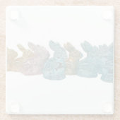 ガラスバニー ガラスコースター (裏面)