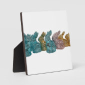 ガラスバニー フォトプラーク (正面)