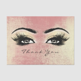 ガラスバラ金ゴールドピーチラッシュサンキューアイズ 薄葉紙