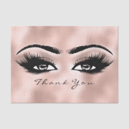 ガラスバラ金ゴールドメタリックまつげありがとう目 薄葉紙