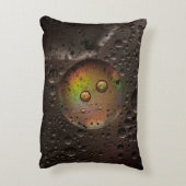 ガラスパネル上の水滴 アクセントクッション (裏面(縦))