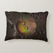 ガラスパネル上の水滴 アクセントクッション (裏面)