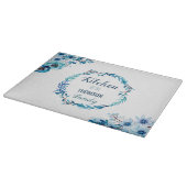 ガラスパーソナライズされたの切り取りボードあなたのテキストを追加する カッティングボード (角)