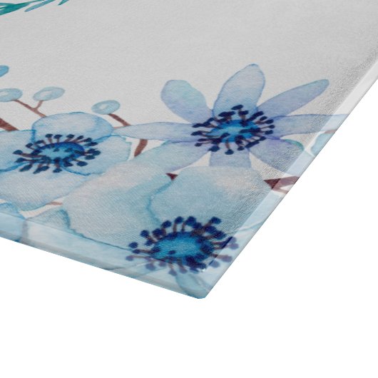 ガラスパーソナライズされたの切り取りボードあなたのテキストを追加する カッティングボード (角)