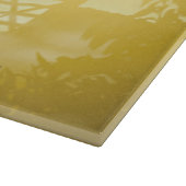 ガラスパーソナライズされたカッティングサニーモーニングファームクーン カッティングボード (角)