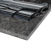 ガラスパーソナライズされた切削加工アデライン玉M カッティングボード (角)