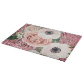 ガラスパーソナライズされた切断幾何学園バラ カッティングボード (角)