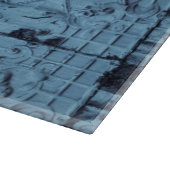 ガラスパーソナライズされた切断用ス素朴ズパネルセイリン カッティングボード (角)