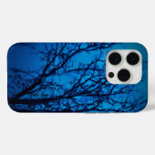 ガラスパーソナライズされた越しに泣く木の青 Case-Mate iPhoneケース (裏面 (横))