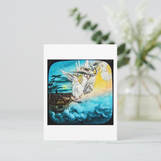 ガラスビクトリアン魔法ランタンスライドメイクイーン ポストカード (スタンド正面)