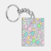 ガラスビーズ、ジュエリー キーホルダー (正面左)