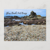 ガラスビーチフォートブラッグカリフォルニア ポストカード (正面)