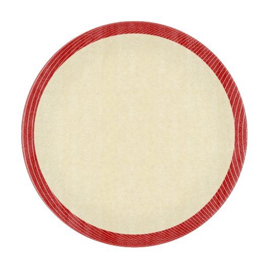 ガラスピザプレート及びまな板 カッティングボード (正面)