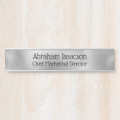 ガラスフェイクオフィスドアの標識名プレート サインプレート (正面)