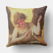 ガラスフラスコを握る天使 クッション (裏面)