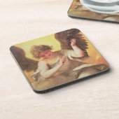 ガラスフラスコを握る天使 コースター (左側)