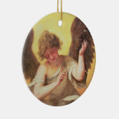 ガラスフラスコを握る天使 セラミックオーナメント (右)