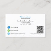 ガラスブロック銀行 名刺 (裏面)