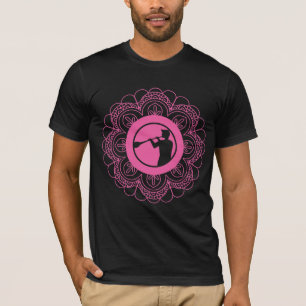 ガラスブロワーマンダラ吹専門ガラスの芸術 Tシャツ