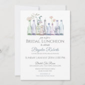 ガラスボトルヴァースブライダルルンチョン 招待状 (正面)