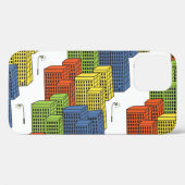 ガラスボトル、抽象芸術パターンデザイン。 Case-Mate iPhoneケース (裏面 (横))